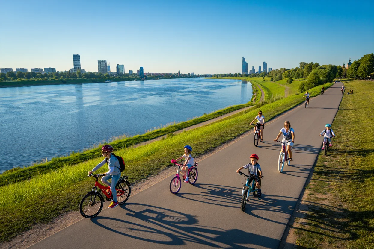 Szlaki rowerowe w okolicach Warszawy